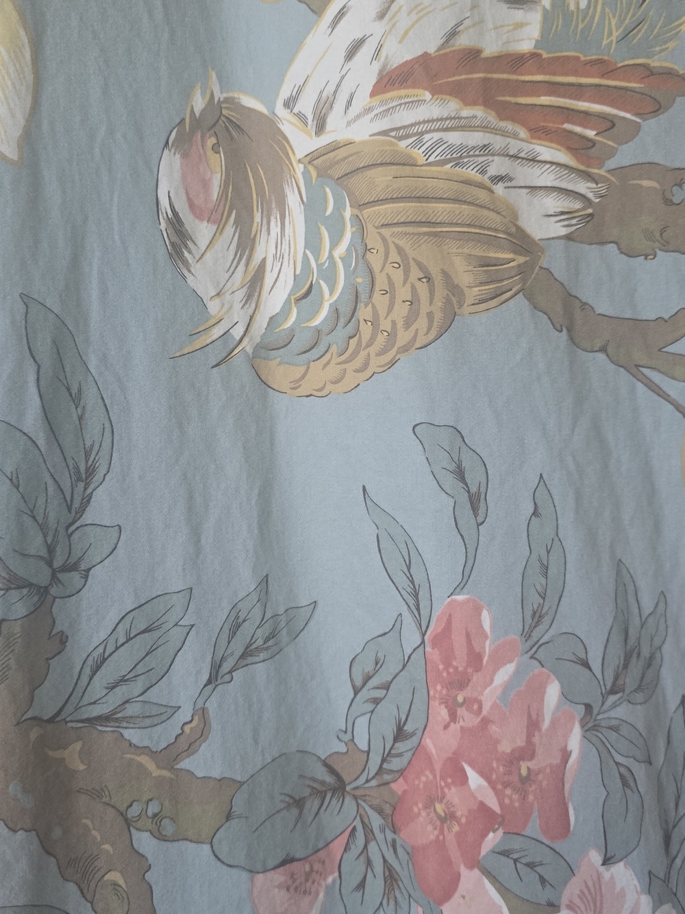 POTTERY BARN Ariane Blue Chinoserie Queen/Full Duvet - Picture 8 of 13